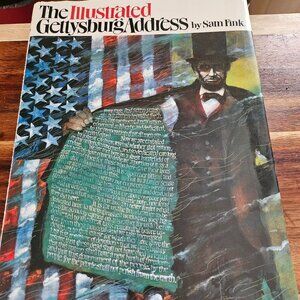 the illustrated Gettysburg address by Sam fink hand lettering &illustrations